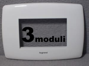 BTICINO (LEGRAND) - LEG685827 VELA TONDA-BIANCO METAL 3M