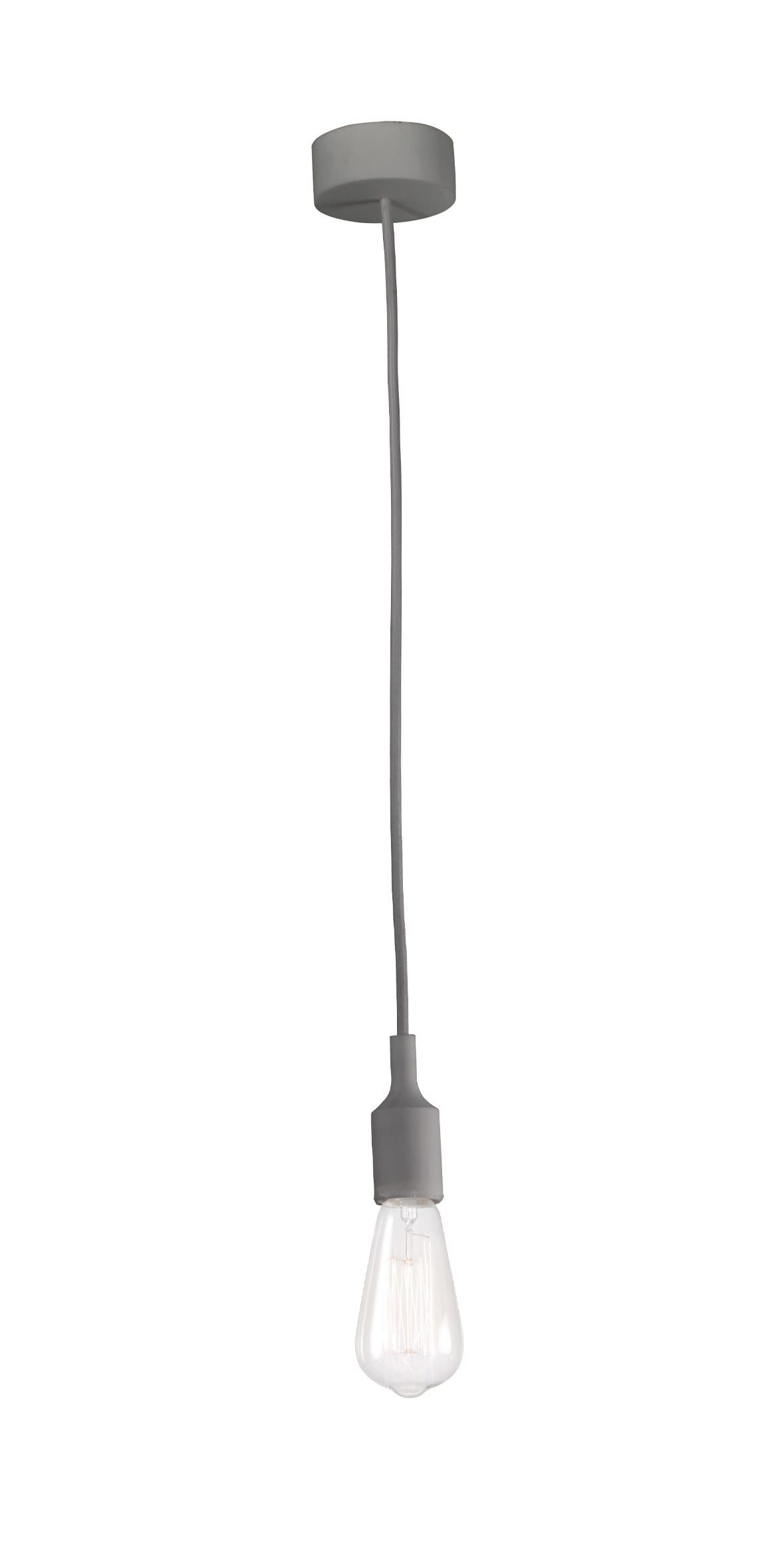 ROSSINI RSSLEK001GR SOSPENSIONE IN SILICONE GRIGIO E27 IP20