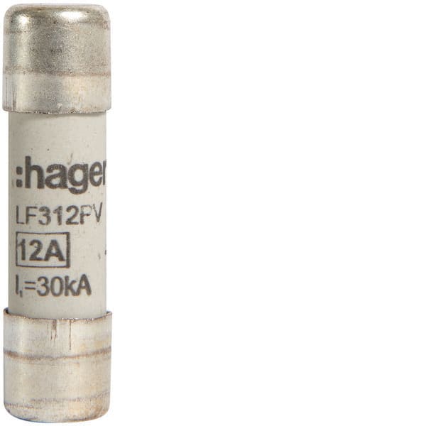 HAGER HAGLF312PV Sicherung fur PV 10x38 mm 1000V DC 12A