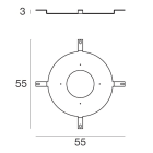 LINEA LIGHT (ILED) - ILD14100 ANTIFURTO OOPS D.500