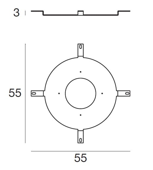 LINEA LIGHT SRL - LIA14100 ANTIFURTO OOPS D.500