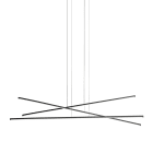 LINEA LIGHT (ILED) - ILD8207 STRAIGHT SOSP.LED 49W 3X1550 NERO R
