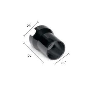 LINEA LIGHT (ILED) ILD84953 CONTROCASSA PVC NERO D.66X57 F.D.52