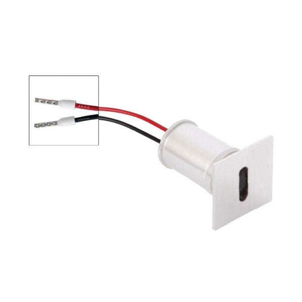 LINEA LIGHT (ILED) ILD92326W05 PETIT-Q 2 QUADRO 1LED 1W NIKEL SPAZ