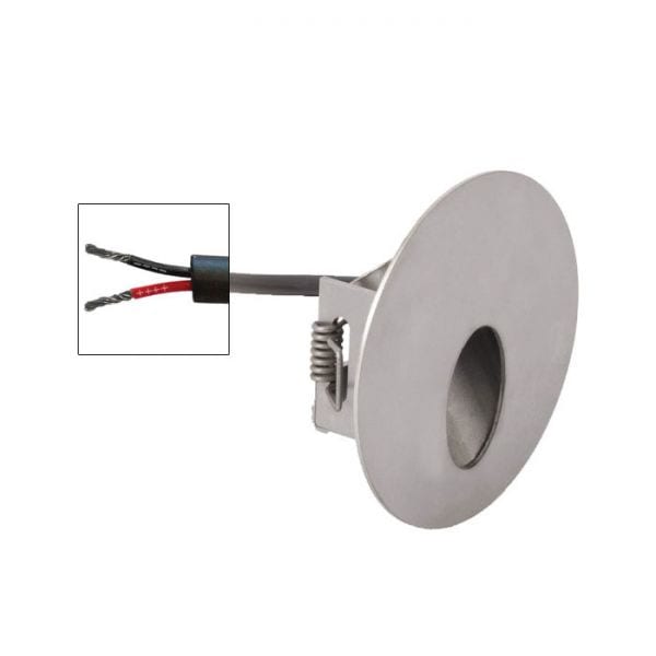LINEA LIGHT (ILED) ILD92671N70 QUARA65-RI 9 TONDO 1LED 2W INOX