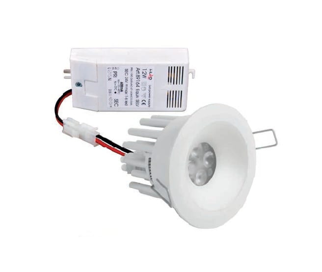 LINEA LIGHT (ILED) ILD96636W60 KIT ANTON-R 27 2W A INCASSO VB+ALIM