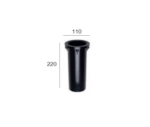 LINEA LIGHT (ILED) - ILD98122 CONTROCASSA ABS D.110X220