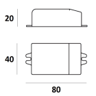 LINEA LIGHT (ILED) - ILDKIT73 KIT ALIM.LED 230/20V 0,5A 10W