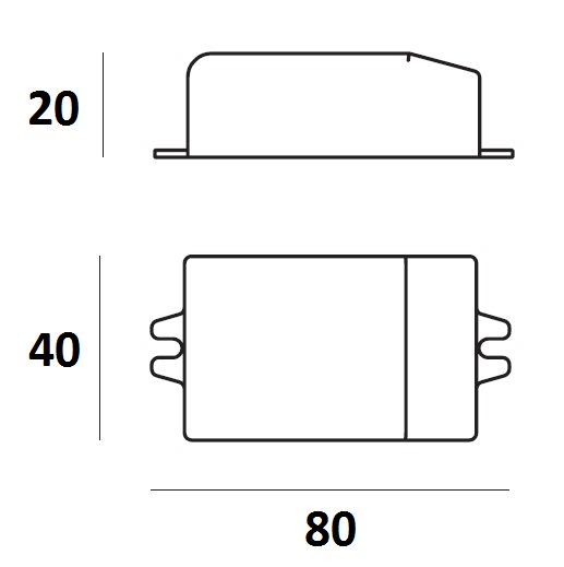 LINEA LIGHT SRL - LIAKIT73 KIT ALIM.LED 230/20V 0,5A 10W