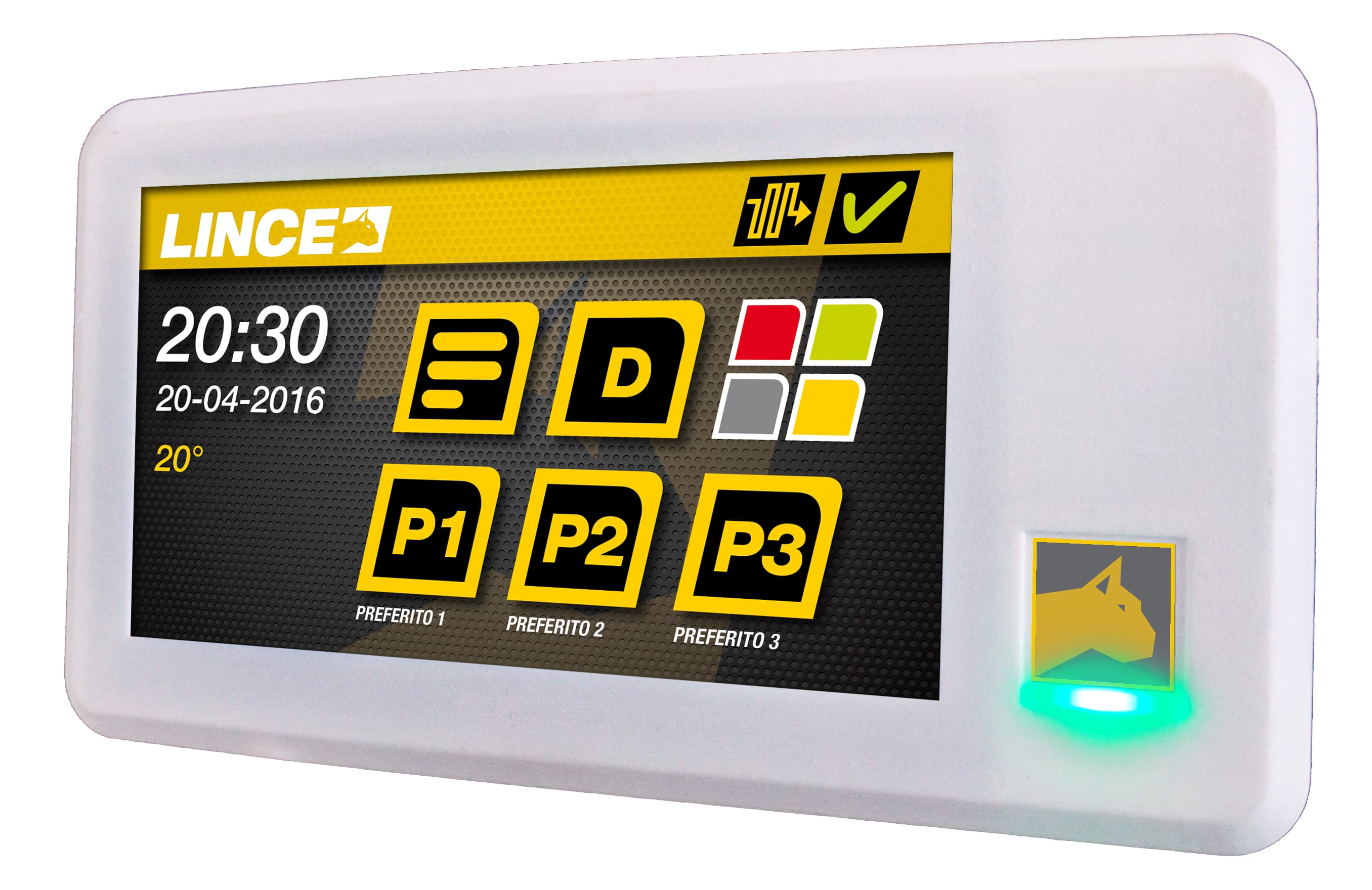 LINCE ITALIA SPA - LIN4150 - TASTIERA TOUCH EUROPLUS BIANCA