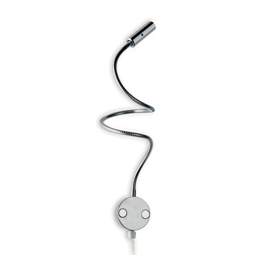 L&L LUCE E LIGHT L&LL116400C WALL1 2.5W 230VAC 5000K CROM D6X400