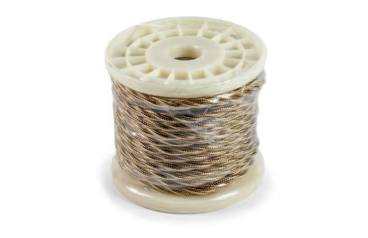 LAMPO LIGHTING TECHN - LMOCS3X075/MA CAVO SETA MATASSA 3X0,75 MT.50 MARRONE