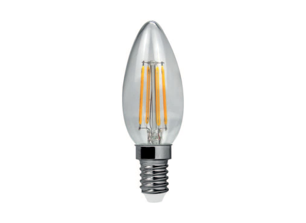 LAMPO LIGHTING TECHN LMOFLOLE14BC LAMPADA FIL.OLIVA LED 6W E14 230V 3000K