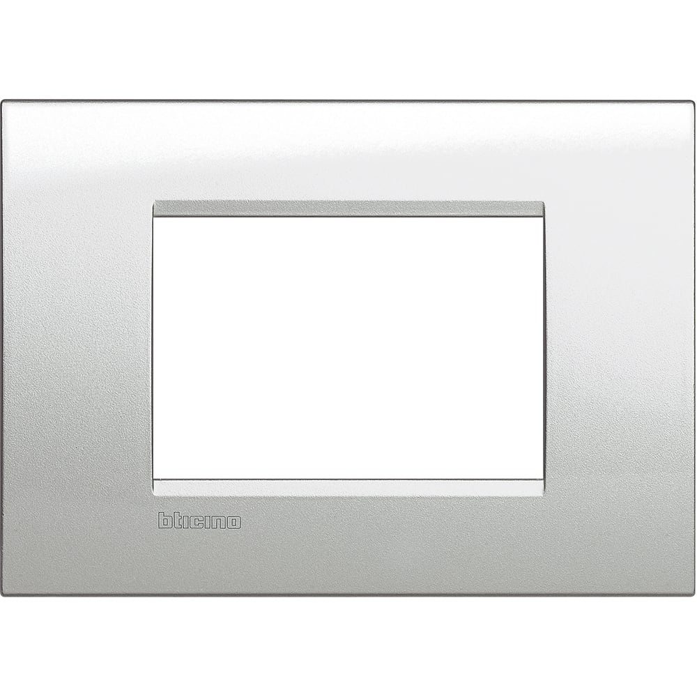BTICINO BTILNA4803GL LL - PLACCA 3P ARGENTO LUNARE