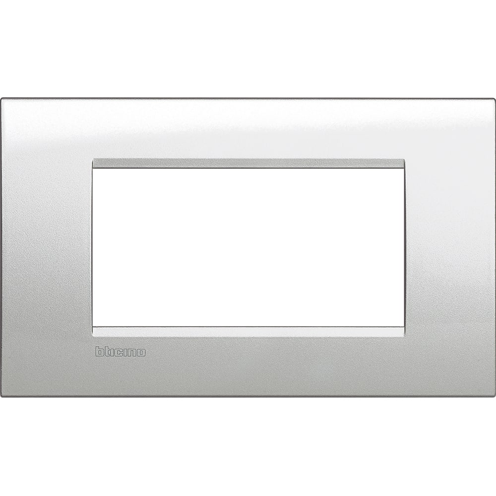 BTICINO BTILNA4804GL LL - PLACCA 4P ARGENTO LUNARE