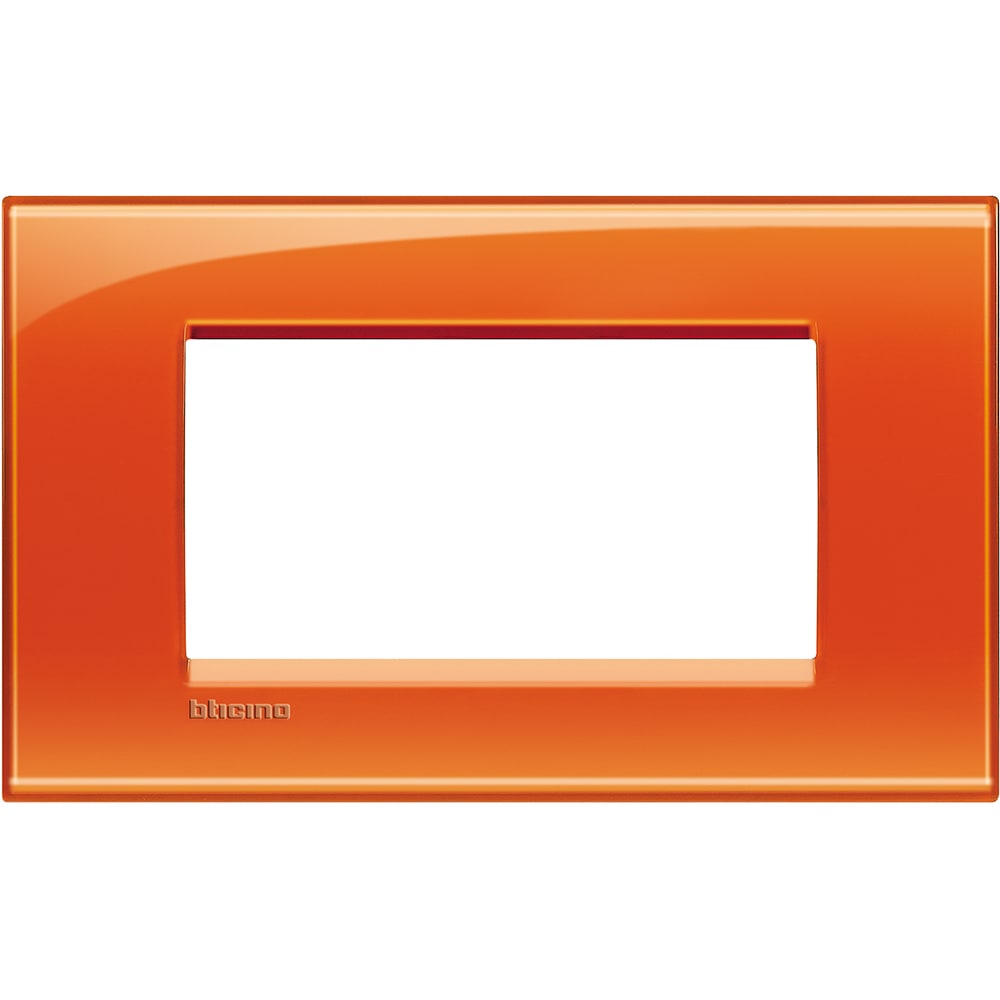 BTICINO BTILNA4804OD LL - PLACCA 4P ARANCIO