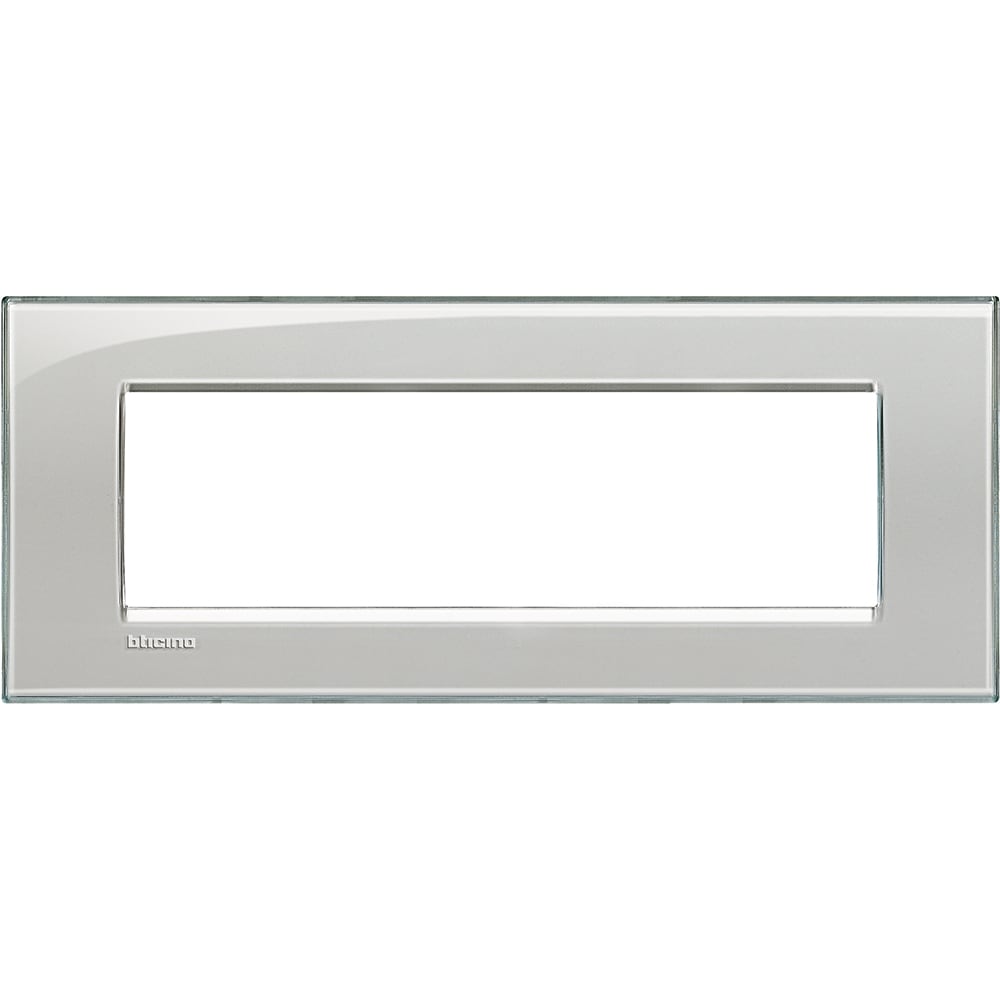 BTICINO BTILNA4807KG LL - PLACCA 7P GRIGIO GHIACCIO