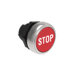 LOVATO - LOVLPCB1134 PULSANTE RASATO STOP ROSSO