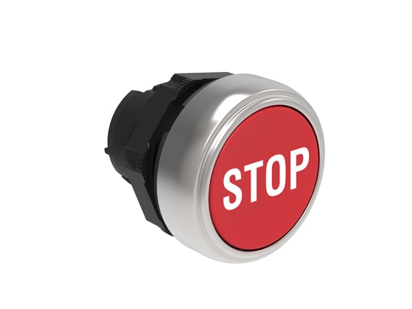 LOVATO LOVLPCB1134 PULSANTE RASATO STOP ROSSO