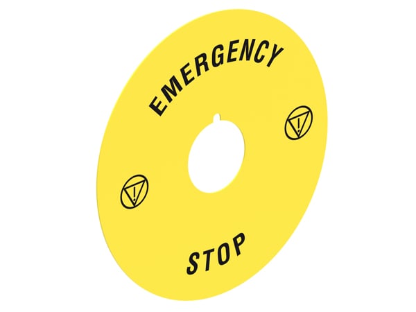 LOVATO LOVLPXAU113 DISCO PLAST. 90MM EMERGENCY-STOP