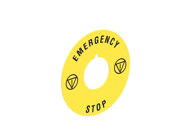 LOVATO - LOVLPXAU115 DISCO PLAST. 60MM EMERGENCY-STOP