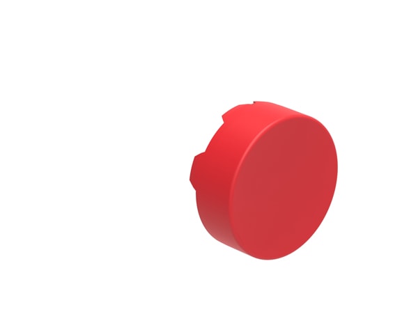 LOVATO LOVLPXB204 TAPPO SPORG. ROSSO PULSANTI A IMPULSO
