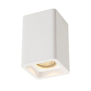 SLV ITALIA SRL - SLV148004 PLASTRA PLAFONE, CL-1, SQUARE, GESSO BIA