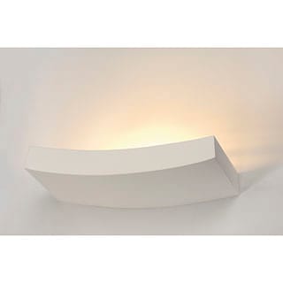 SLV ITALIA SRL SLV148012 PLASTRA 102 CURVE, PARETE, GESSO BIANCO,