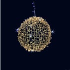 GIOCOPLAST NATALE SP - GCP14410489 SFERA LUCCIOLONA BIANCO CALDO D.30CM,