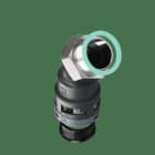 TEAFLEX - TEAM8BBF23P21 CURVA 45?IP68 BF23 PG21 NERO