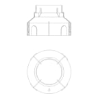 MARECO LUCE SRL - MAO70000004 CONTROCASSA LIRA 95-100