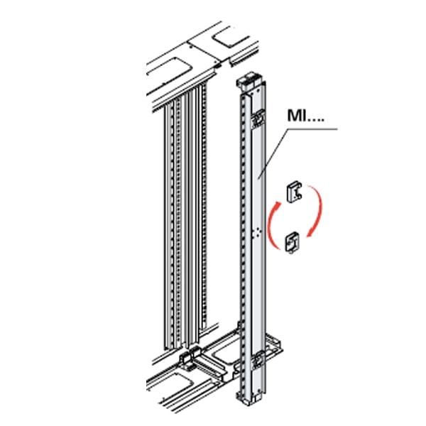 ABB SPA - ABBMI2000 MONTANTE INTER.STRUTT.AFFIANCATE H2000