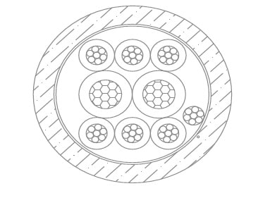 MICRO TEK SRL - MIKB207542210 2 x 0,75 + 4 x 0,22 FRPE blu C4