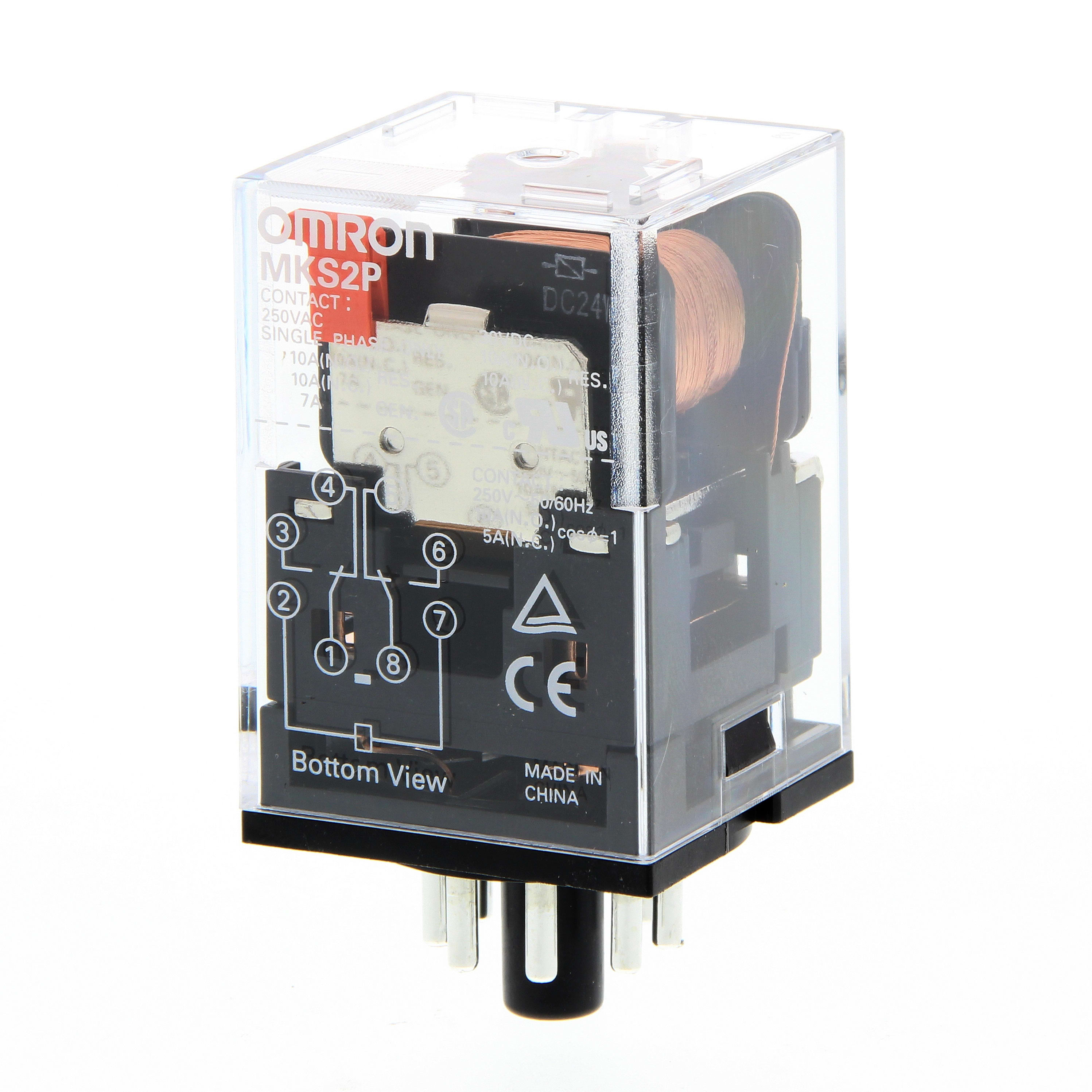 OMRON OMRMKS2PDC24-239269 RELE-2SPDT.10A250V.OCTAL