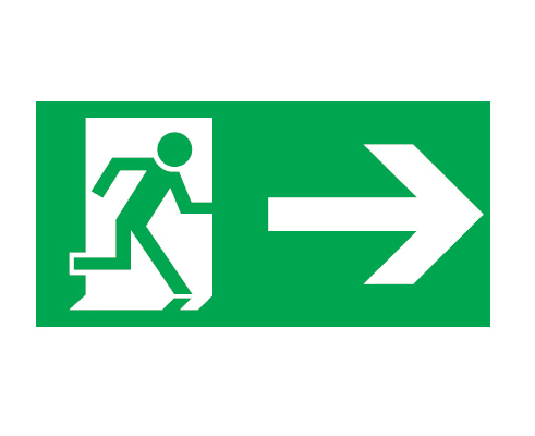 MENVIER CSA SRL - MNV40071354131 PITTOGRAMMA DI USCITA DX PER STYLE ISO70