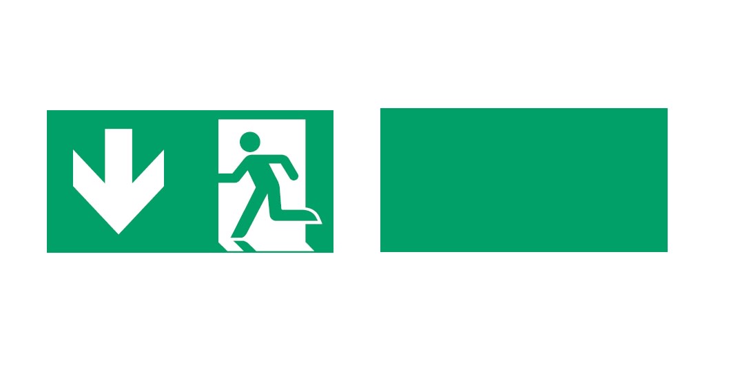 MENVIER CSA SRL - MNV40071354507 PANNELLO LED BS/CIECO, ISO7010, 20 M