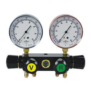 CANALPLAST CANMONO32410 GRUPPO MANOMETRICO 4 VIE X GAS R32/R410