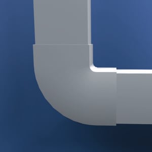 CANALPLAST - CANMTR31APBE ANGOLO PIANO 30X17 B.9010