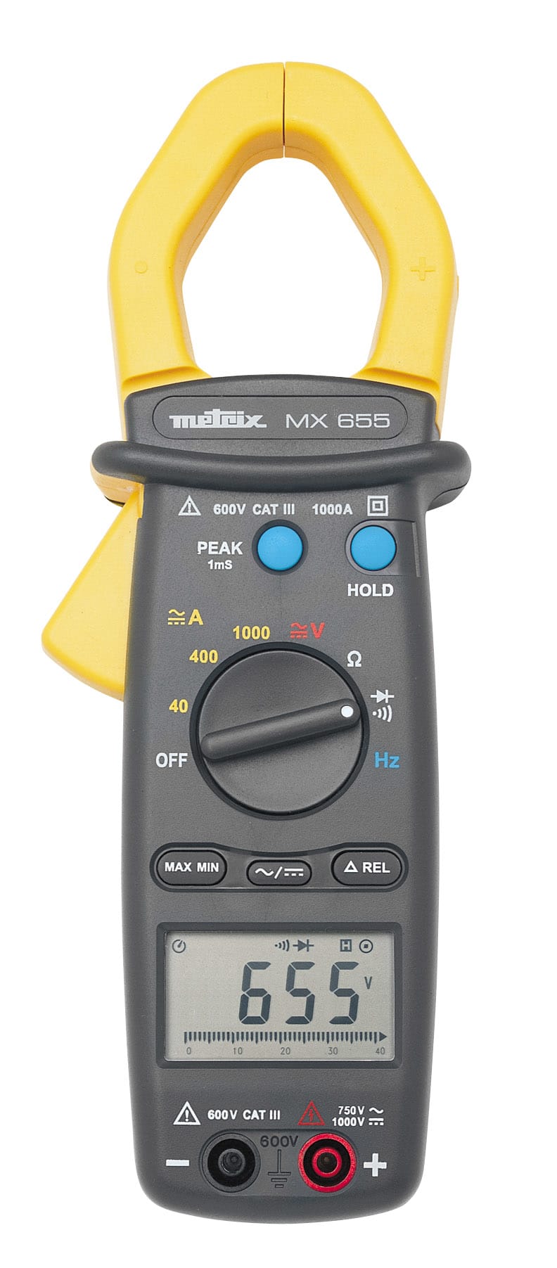 A.M.R.A. SPA - AMRMX0655-Z MX655 MULTIMETRO A PINZA 1000A AC/DC