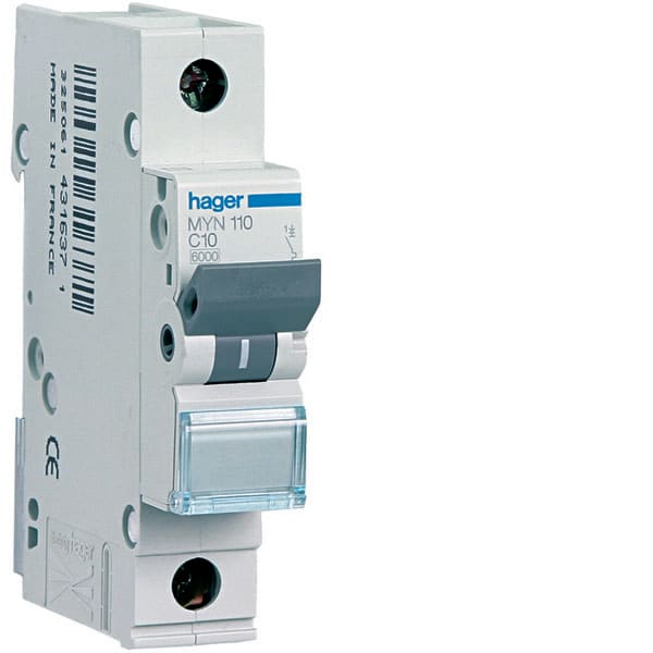 HAGER HAGMYN140 INTERR. AUTOM.1P 40A 4.5KA C 1M