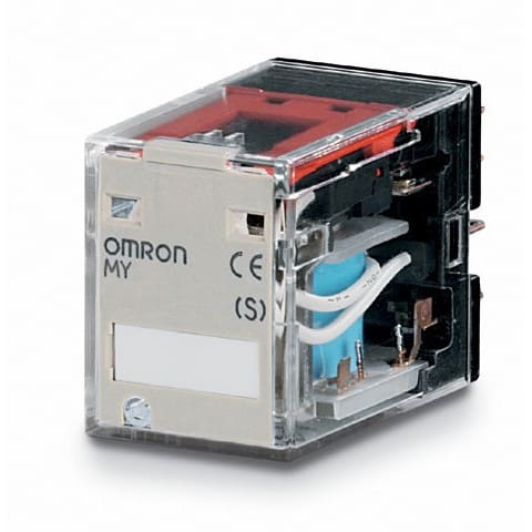 OMRON - OMRMY4ZND224DCS-114 RELE-4SPDTBIFORCATI,3A/250VCA,LEDDIODO