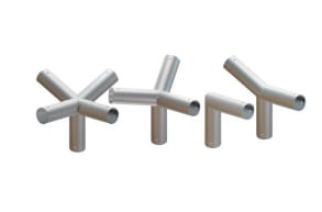 OEC SRL OECN0PL0004 ATTACCOTRIPLO IN ACCIAIO PER TESTA60 MM