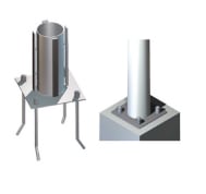OEC SRL OECN0PL0020 BASE PER PALO DA 7MT