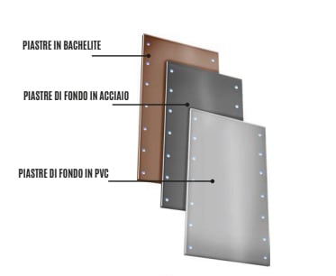 OEC SRL OECN0ST0168 PIASTRA FONDO ACCIAIO ARE/M-A-A1