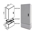 OEC SRL - OECN0ST0320 ARMADIO 650X1100X350 CON ZOCCOLO