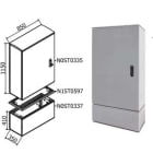 OEC SRL - OECN0ST0379/12 ARMADIO 850X1100X350 CON ZOCCOLO SERR.12