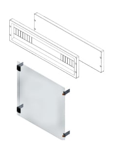 OEC SRL OECN1ST0365 TELAIO FISSAGGIO SU FONDO ARMADI 610X609