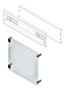 OEC SRL OECN1ST0371 CONTROPORTA PER ARMADI 550X540