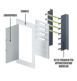 OEC SRL - OECN1ST0398 CONTROPORTA PER ARMADI SERIE ARE/M-A