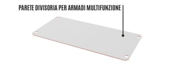 OEC SRL - OECN6ST0552 Parete divisoria per armadi ARE/M-A2-B2
